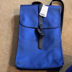 Rains Men's Backpack in Vibrant Blue